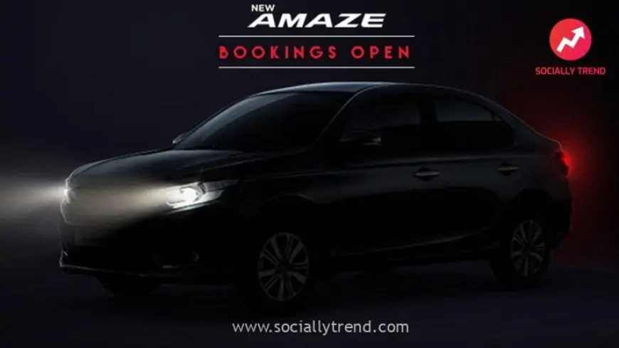 2021 Honda Amaze Bookings Now Open; India Launch Scheduled for August 18, 2021