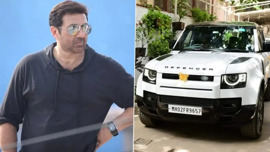 Sunny Deol Buys Land Rover Defender Car, Actor Welcomes the Four-Wheeler Home With Small Celebration (View Pics)