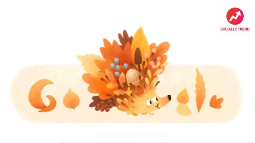 Autumn Season 2021 Google Doodle: Celebrate First Day of Fall in Northern Hemisphere With This Adorable Hedgehog Give Major Fall Foliage Vibes!