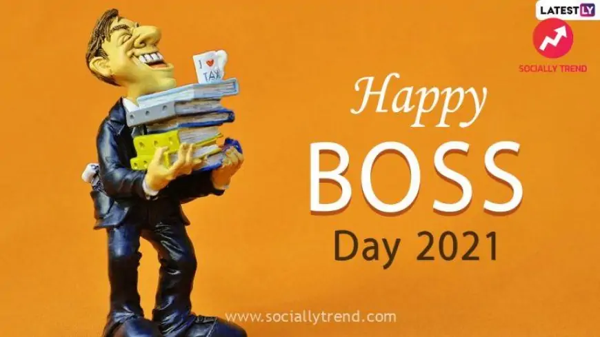 Happy National Boss Day 2021 Wishes, Greetings and HD Images: Send Messages, WhatsApp Stickers, Facebook Photos, GIFs, Telegram Pics and Quotes to Wish Your Boss on This Special Day