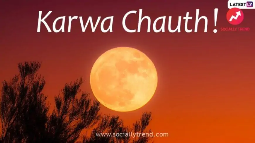 Karwa Chauth 2021 Chand Timings in Lucknow, Bareilly, Dehradun, Patna: Know October 24 Moon Rise Time in These Cities