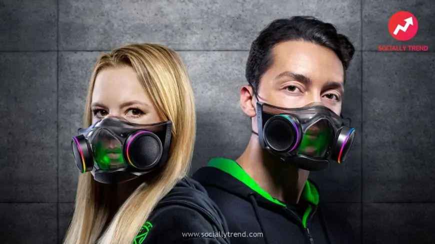Razer’s high-tech face mask is now on sale, plus you can win a Halo Infinite-themed AMD 6900 XT GPU