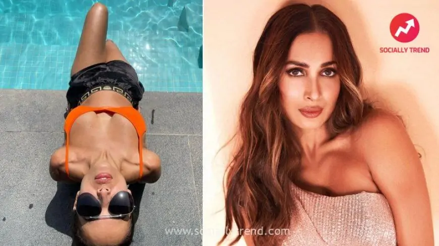 Malaika Arora Enjoys the Sun in an Orange Bikini Top, Shows Off Her Assets in a Steamy Snap (View Pic)