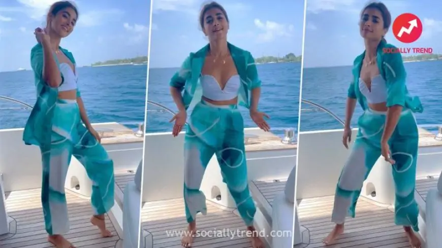 Pooja Hegde Grooves to Arabic Kuthu From Beast, Does the #HalamithiHabibo Step for Fans (Watch Video)