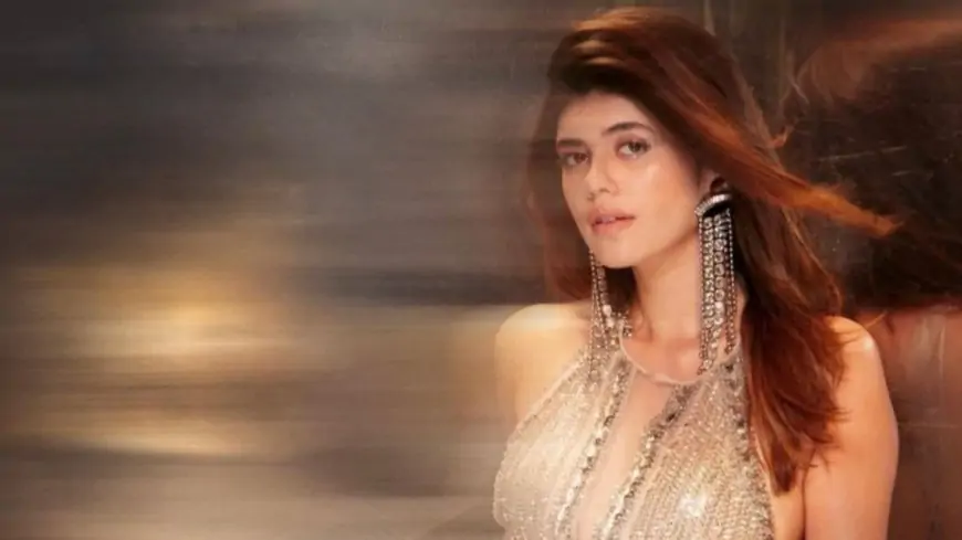 Sanjana Sanghi's Silver Sequined Gown Is Perfect For A Cocktail Party; PICS