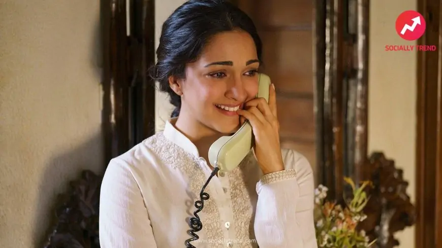 Kiara Advani Talking On A Telephone