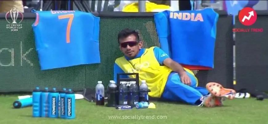 Chahal Chilling On The Boundary