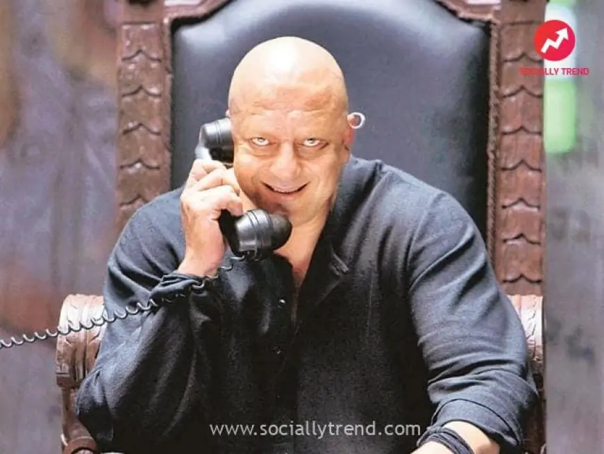 Sanjay Dutt In Agneepath Talking On Phone