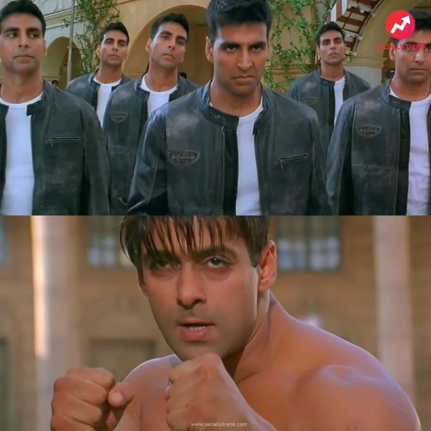 Salman Khan Fighting With Six Akshay Kumars