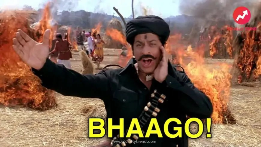 Bhaago - Socially Trend Meme Template