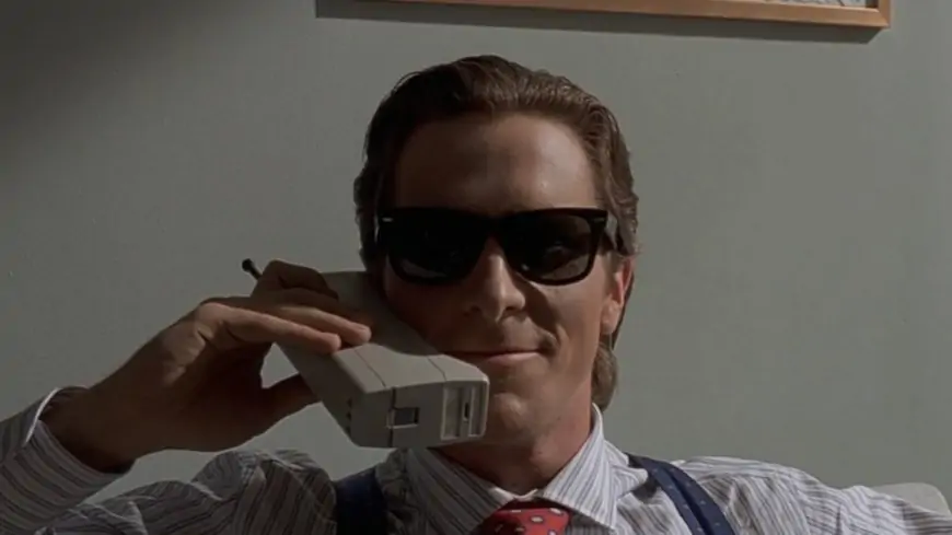 Patrick Bateman Talking On Phone