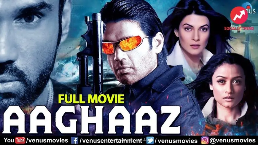Watch Aaghaaz Full Movie | Hindi Action Movie | Sunil Shetty Full Movies | Sushmita Sen