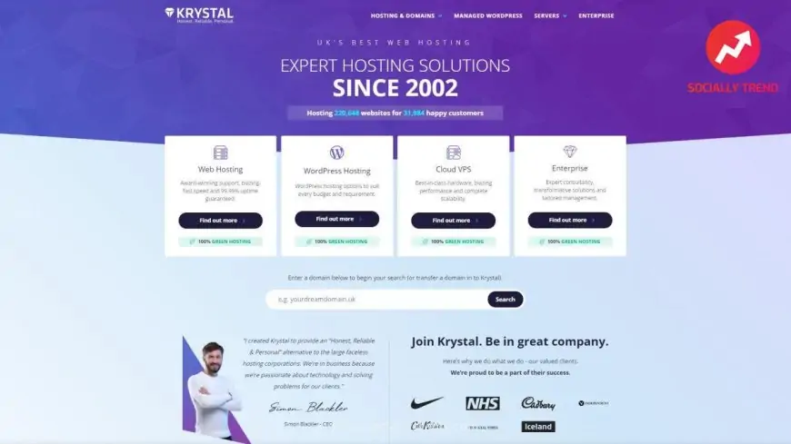 Krystal web hosting review | SociallyTrend