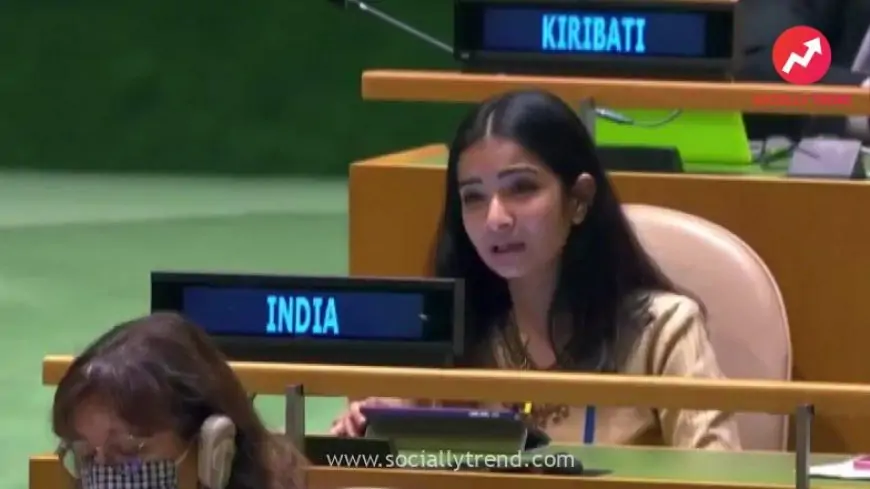 Sneha Dubey, First Secretary, Indian Mission in UN Slams Pakistani PM Imran Khan's UNGA Speech; Watch Video