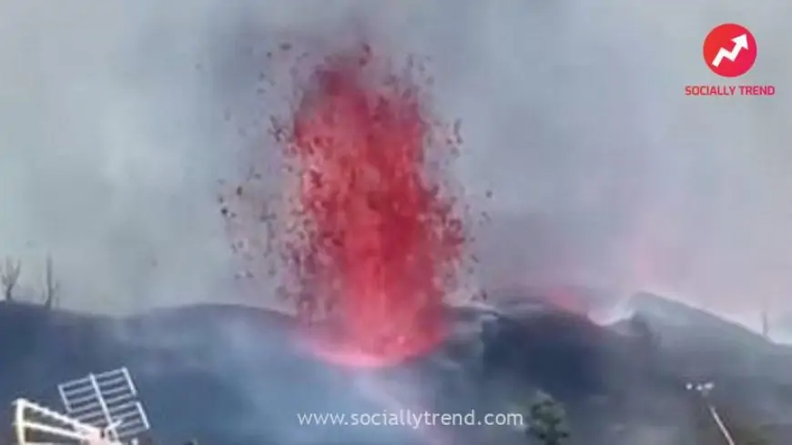 La Palma Volcano: Volcano Erupts in Spain’s Canary Islands, Releases Fountains of Lava, Ash within the Air (Watch Video)
