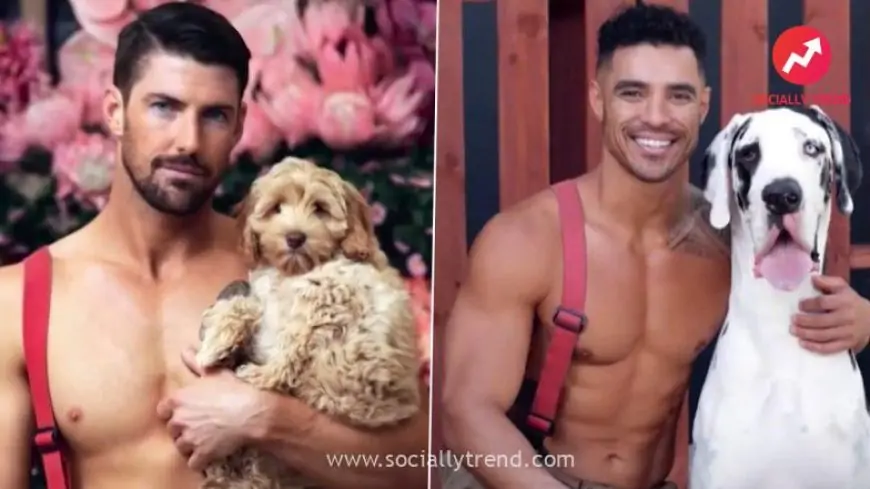 Australian Firefighters Calendar 2022 is Here With Sexy, Shirtless Heroes and Endearing Animals (Watch Hot Video)