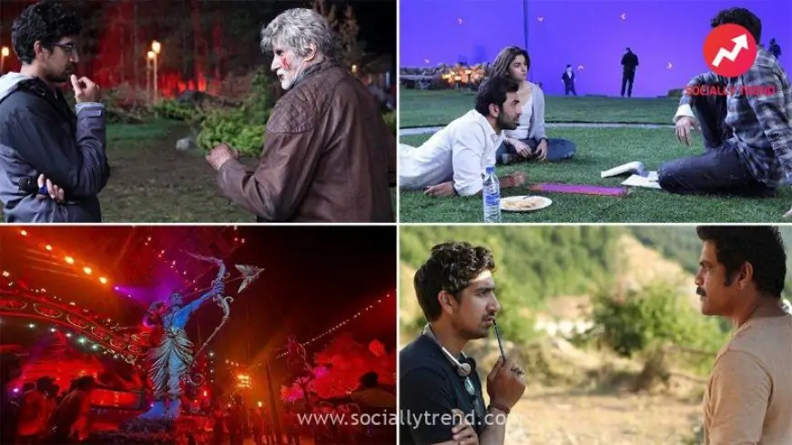 Brahmastra: Ayan Mukerji Shares BTS Stills of Alia Bhatt, Ranbir Kapoor, Amitabh Bachchan and Nagarjuna From the Film’s Set!