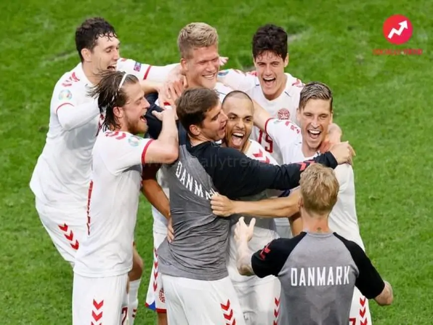 Euro Cup 2020: Kasper Dolberg's Brace Helps Denmark Thrash Wales 4-0 in Round of 16 Match to Enter Quarter-Finals