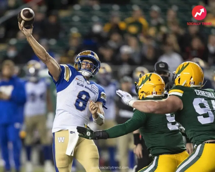 Top-ranked Winnipeg Blue Bombers edge Edmonton Elks 37-22 for fourth straight victory