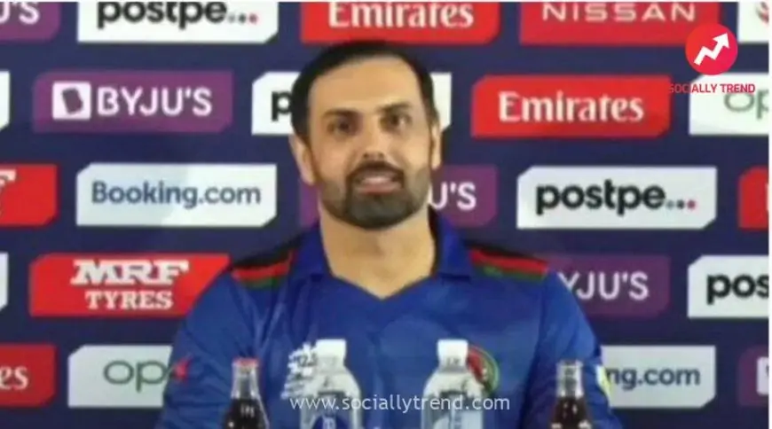 Mohammad Nabi Shuts a Journalist Who Asks him About Politics After PAK vs AFG, T20 World Cup 2021 (Watch Video)