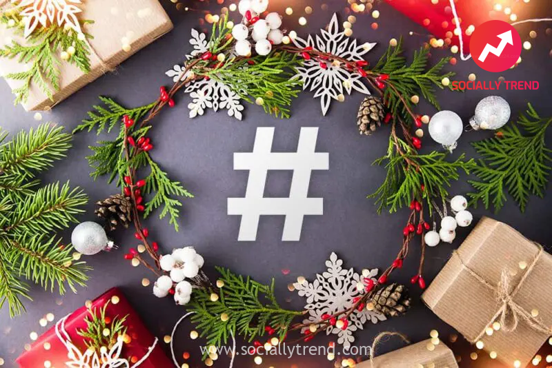 Holiday hashtags